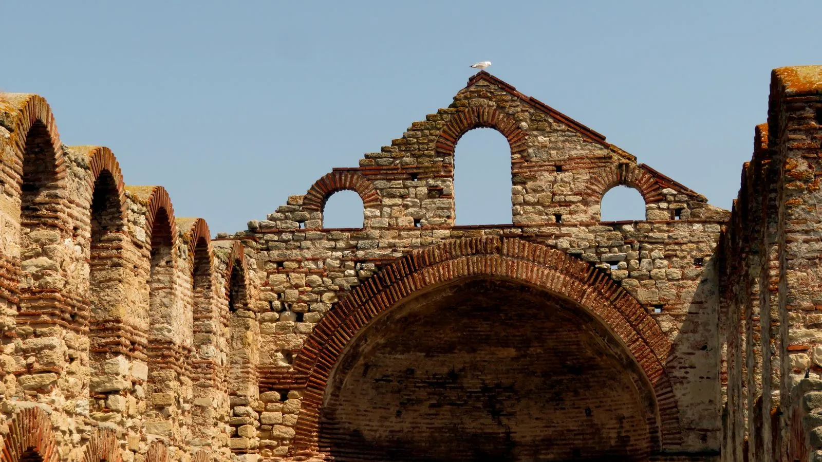 Ruins of the Church of Saint Sophia in Nessebar, a UNESCO World Heritage site. Photo by Netlenka.